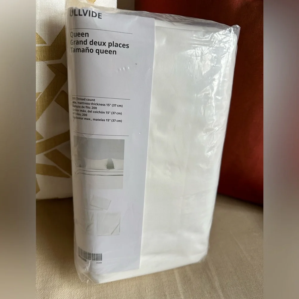 NWT IKEA ULLVIDE 4 piece Full size sheet set